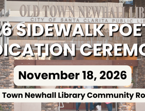 Sidewalk Poetry Dedication 2026